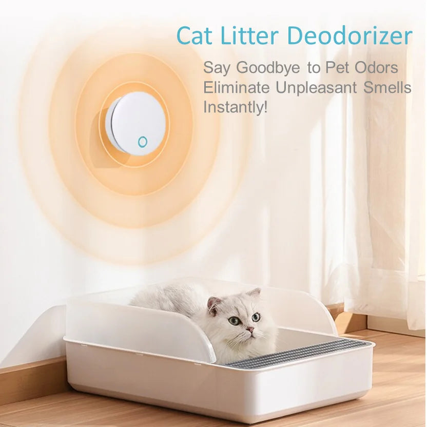 Portable Ozone & Ionic Air Purifier 2 in 1 Eliminate Odor for Home, Car, Refrigerator, Shoe Cabinet, Pet Room, Hunting Bag